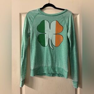 Vintage Green Shamrock Sweatshirt